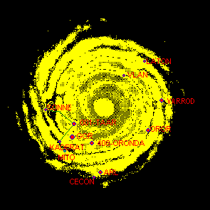Reiseroute der 20. Reise: Die KIN�TOS